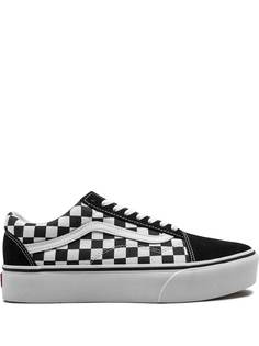 Vans кеды Old Skool Platform Checkerboard