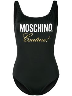 Moschino купальник с принтом логотипа