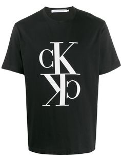 Calvin Klein Jeans футболка с принтом CK