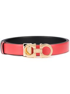 Salvatore Ferragamo ремень с пряжкой и логотипом