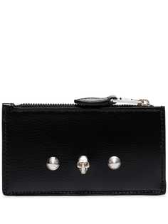 Alexander McQueen клатч на молнии с заклепками