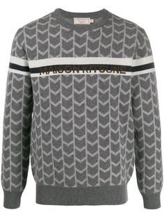 Maison Kitsuné джемпер All-Over Jacquard Fox