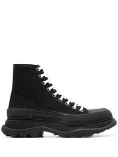 Alexander McQueen высокие кеды на массивной подошве