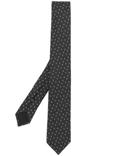 Valentino жаккардовый галстук с логотипом VLTN