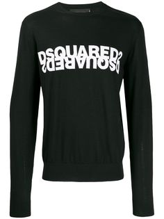 Dsquared2 джемпер вязки интарсия с логотипом