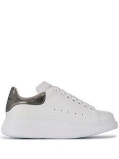 Alexander McQueen кроссовки на шнуровке и платформе