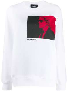 Karl Lagerfeld толстовка Karl с принтом