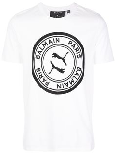 Puma футболка с принтом из коллаборации с Balmain