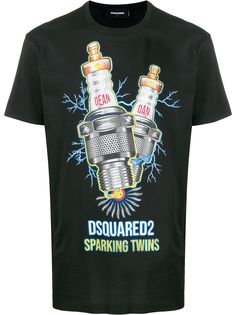 Dsquared2 футболка с графичным принтом