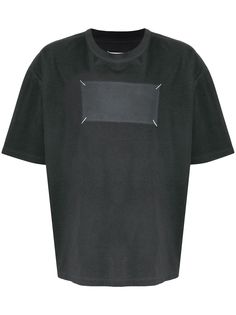 Maison Margiela футболка с декоративной строчкой