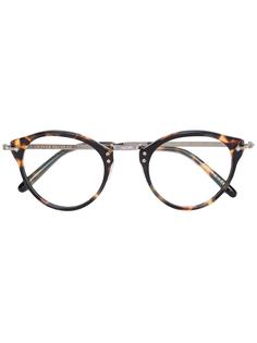 Oliver Peoples очки с эффектом черепашьего панциря