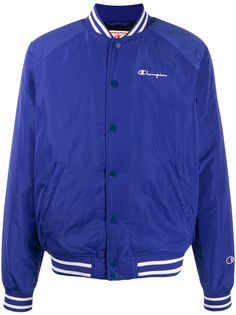 Champion бомбер с вышитым логотипом