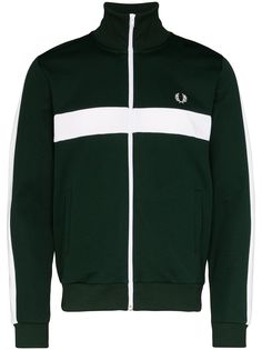 Fred Perry спортивная куртка с полоской и логотипом