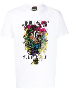 Just Cavalli футболка с абстрактным принтом