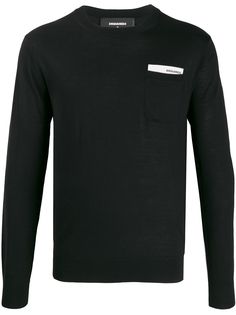Dsquared2 джемпер с круглым вырезом