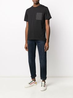 Calvin Klein Jeans футболка с карманом и логотипом