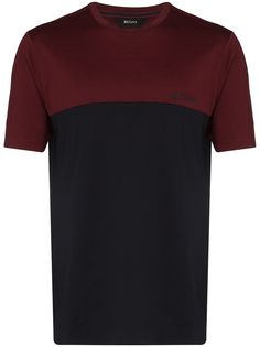 Z Zegna two tone cotton T-shirt