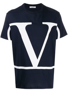 Valentino футболка с логотипом VLogo