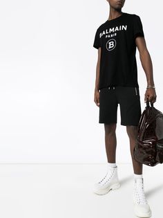 Balmain футболка с логотипом