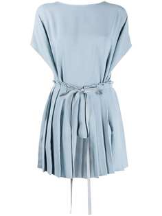 Mm6 Maison Margiela плиссированный топ с завязками