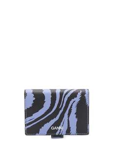 GANNI zebra print wallet