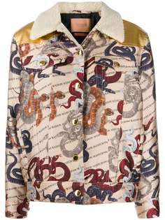 Scotch & Soda куртка Snake Artwork Trucker