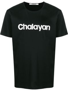Chalayan футболка с логотипом