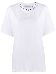 Victoria Victoria Beckham футболка с логотипом