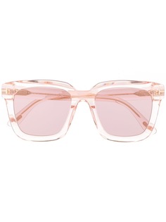 Tom Ford Eyewear солнцезащитные очки в прозрачной оправе