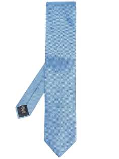 Ermenegildo Zegna жаккардовый галстук
