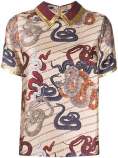 Scotch & Soda топ Snake Artwork