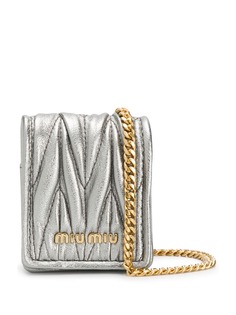 Miu Miu Matelassé key ring