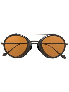 Giorgio Armani солнцезащитные очки в круглой оправе