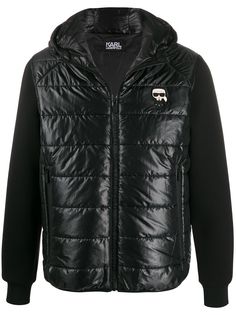 Karl Lagerfeld куртка Karl на молнии с логотипом