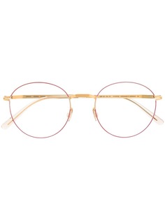 Mykita MYKITA TOMOMI 147 GOLD/CORALRED Leather/Fur/Exotic Skins->Leather