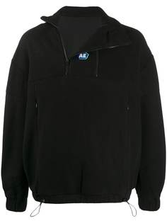 Ader Error флисовая толстовка с воротником на молнии