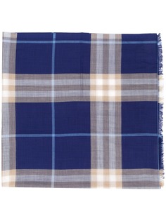 Burberry легкий шарф в клетку