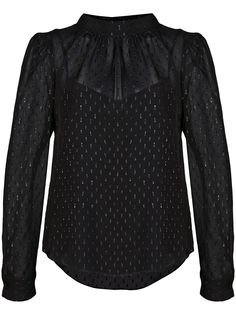 Veronica Beard metallic print blouse