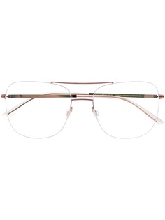 Mykita MYKITA RYOKO 392 PURPLEBRONZE/SILVER Leather/Fur/Exotic Skins->Leather