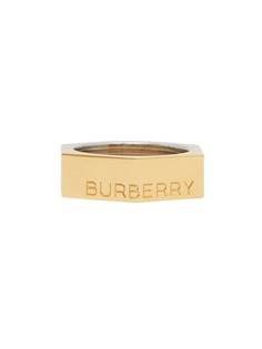 Burberry engraved logo ring