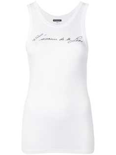 Ann Demeulemeester топ без рукавов с принтом