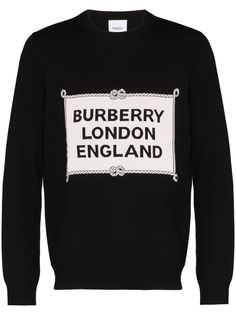 Burberry джемпер Trentley с логотипом
