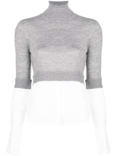 Veronica Beard Nina layered slim-fit jumper