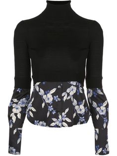 Veronica Beard Nina layered slim-fit jumper