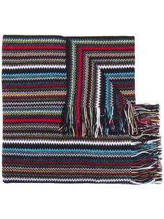 Missoni шарф с бахромой