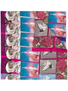 PS Paul Smith платок с цветочным принтом