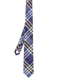 Burberry жаккардовый галстук в клетку