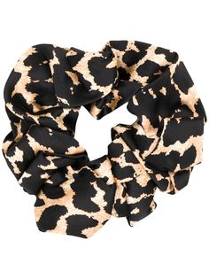 GANNI leopard print scrunchie