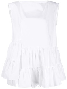 Mm6 Maison Margiela топ с оборками