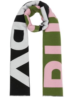 Burberry объемный шарф с логотипом